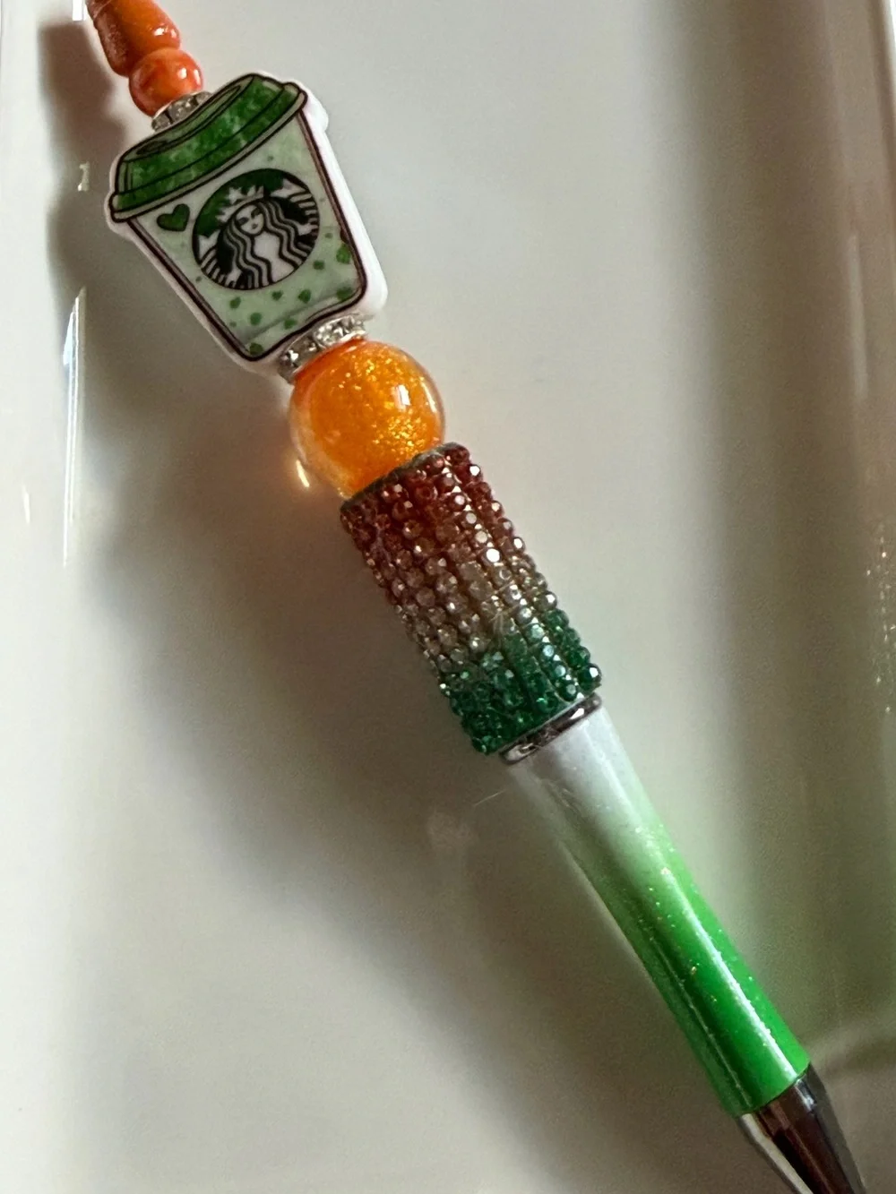 Beaded bling pen